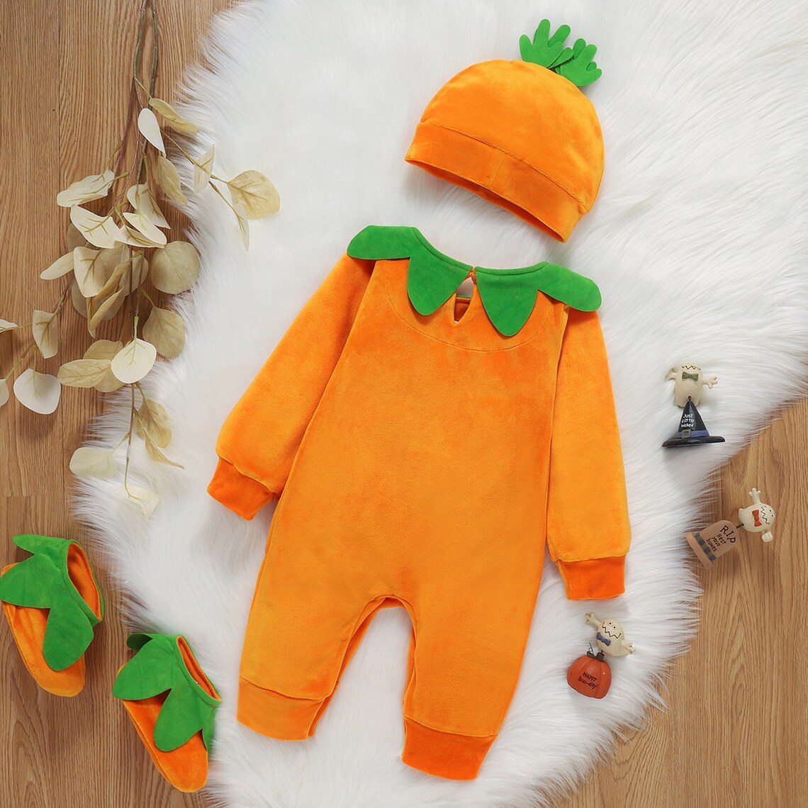 2t Halloween Costume Baby Infants 3t Halloween Costume Pumpkin Etsy