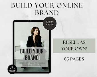Online Brand Building eBook: PLR Resell Rights, Marketing Guide (Digital Download)