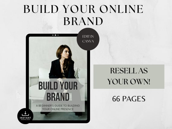 Online Brand Building eBook: PLR Resell Rights, Marketing Guide (Digital Download)
