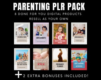 Parenting PLR Pack: eBooks, Activities, Guides (Digital Download)