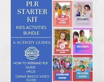 Kids Activities eBook Bundle: PLR Resell Rights, Learning Resources