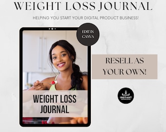 Weight Loss Journal: Meal Planner, Workout Tracker (MRR & PLR)