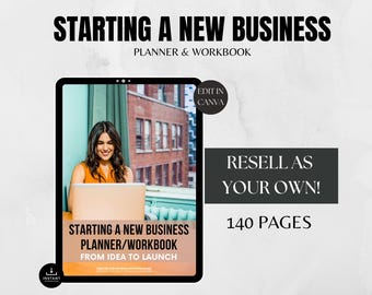 New Business Workbook & Planner: Resell Rights/MRR (A4, 140 Pages)