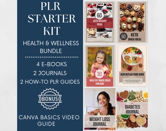 Paquete PLR de salud y bienestar: diarios de dieta cetogénica, diabetes y pérdida de peso (descarga digital)