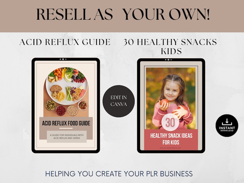 Health & Wellness PLR Bundle, Keto, Diabetes, Weight Loss Journals (Digital Download) image 4