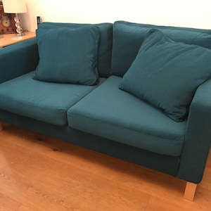 IKEA KARLSTAD 2-seat sofa cover, Replacement Slipcover for IKEA sofa, Tailor-made fit, High quality European fabrics to choose