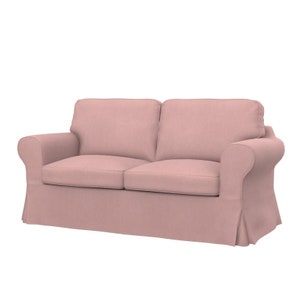 IKEA EKTORP Housse de canapé-lit 2 places, Housse de rechange pour canapé IKEA, Coupe sur mesure, Tissus européens de haute qualité au choix