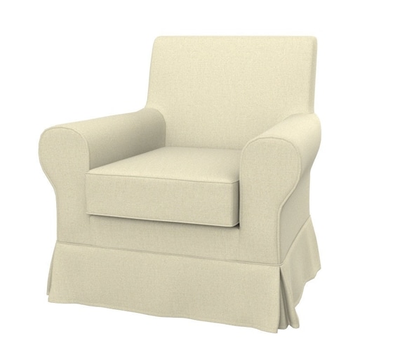 COMFORTLY Fodera Di Ricambio Per Poltrona JENNYLUND, Realizzata A Mano, Resistente E Antimacchia, Blu - 2