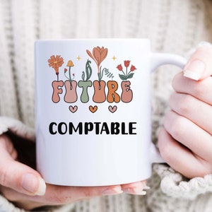 mug comptable future comptable boho style boheme cadeau comptable tasse comptable femme personnalisée