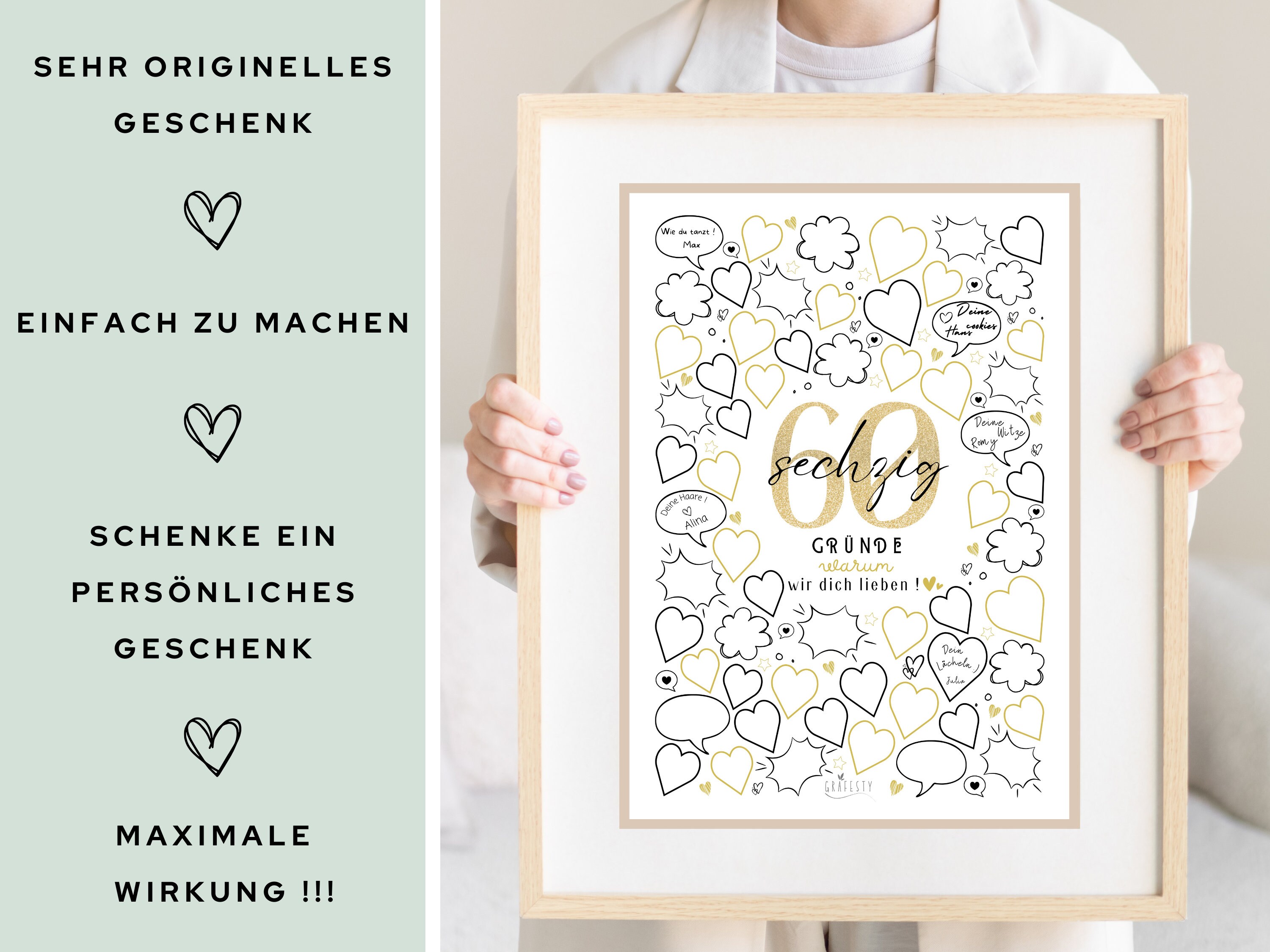 Gästebuch Geburtstag 60 60 Gründe, warum wir dich lieben