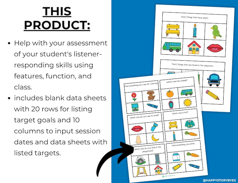 LRFFC Task Cards Array of 4 and 6 Feature Function and Class Target ...