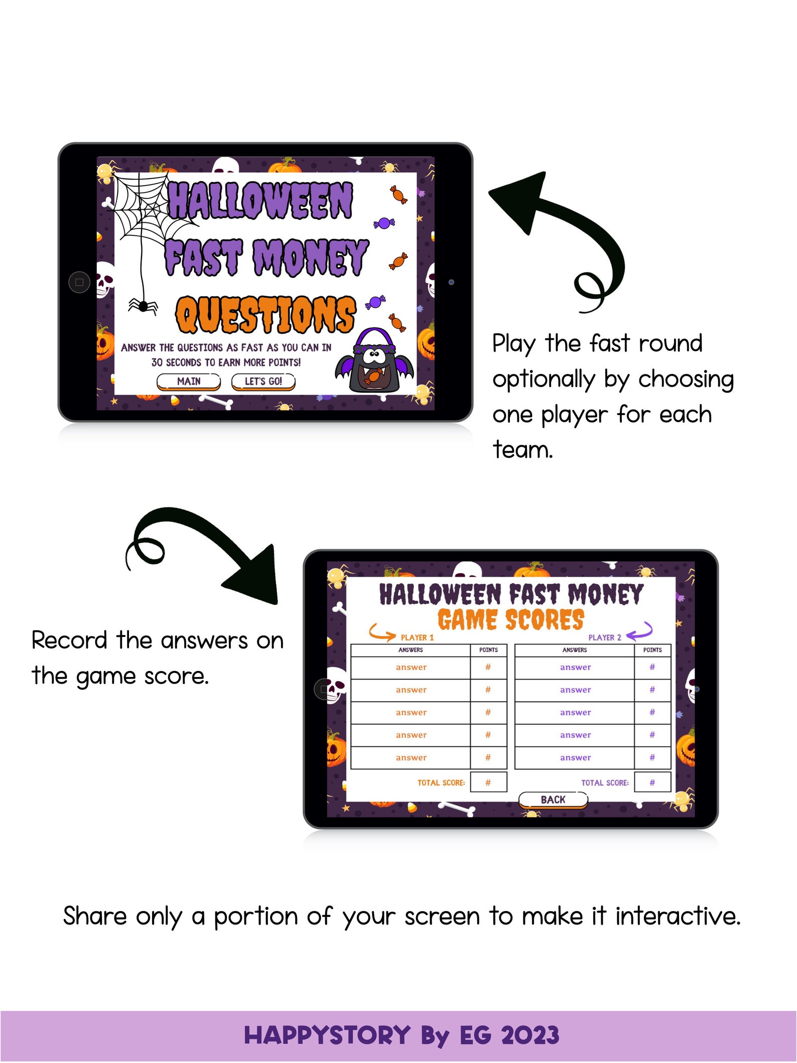 Halloween Party Games for Kids Halloween Games for Teens - Etsy