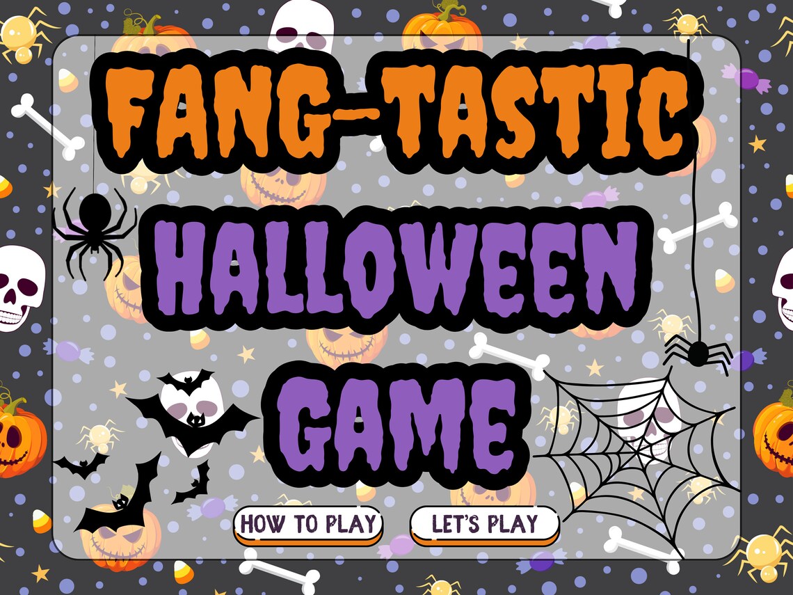 Halloween Party Games for Kids Halloween Games for Teens - Etsy