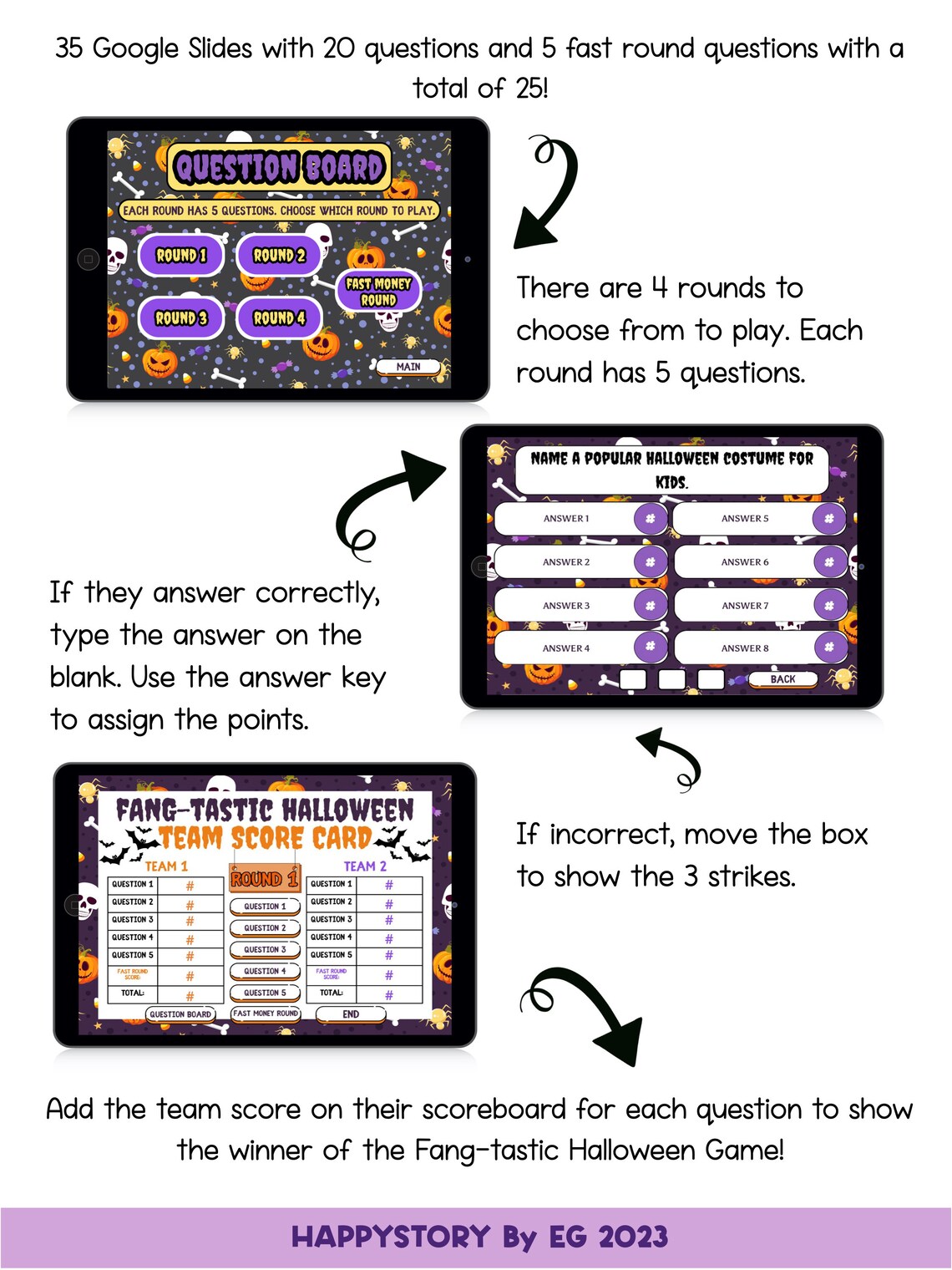 Halloween Party Games for Kids Halloween Games for Teens - Etsy