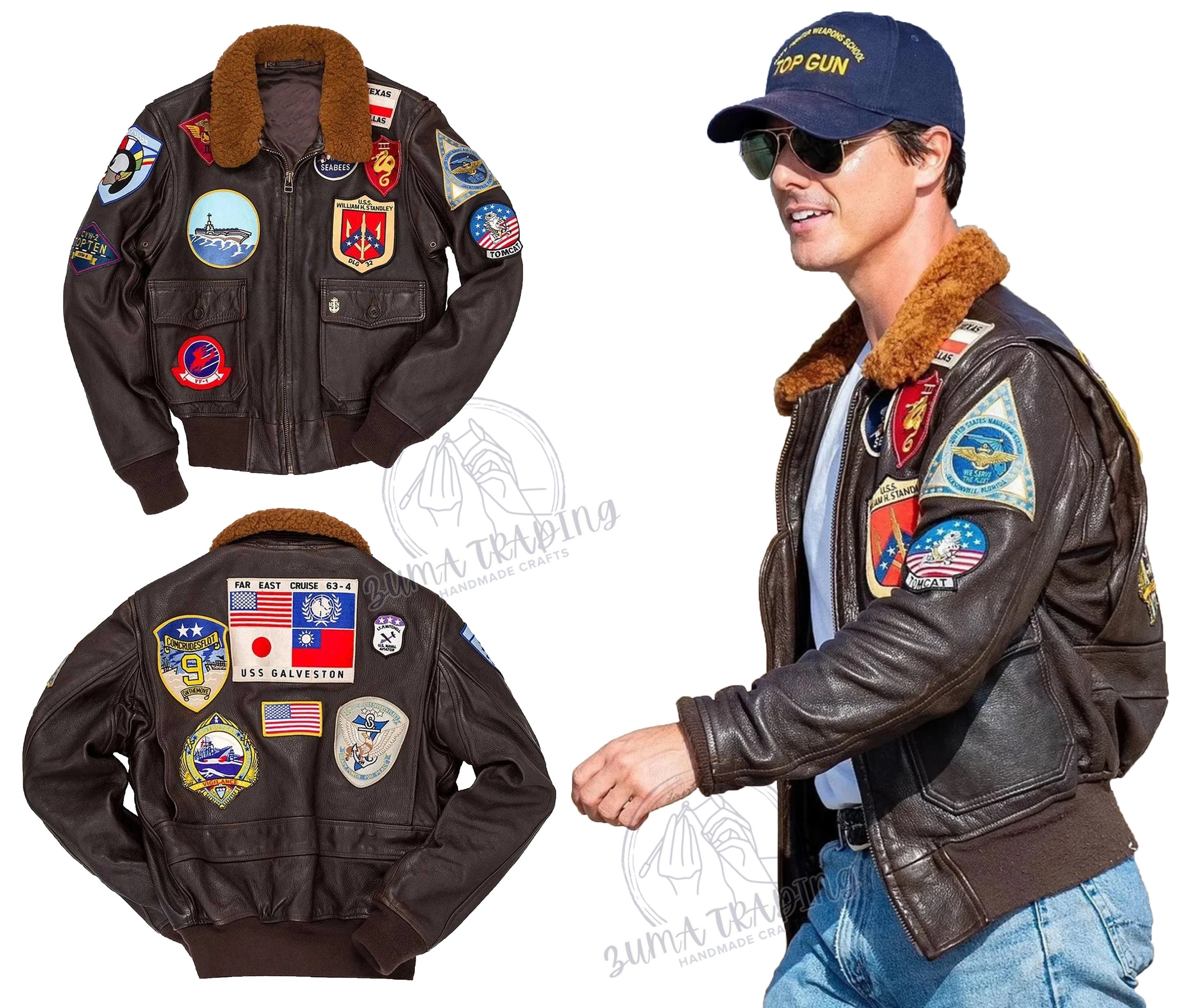 Top Gun Maverick Glen Powell (Hangman) Leather Jacket