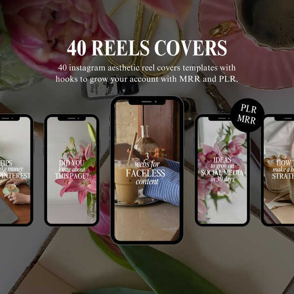 Reel covers faceless with MRR and PLR