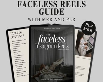 Faceless instagram reels guide with MRR and PLR
