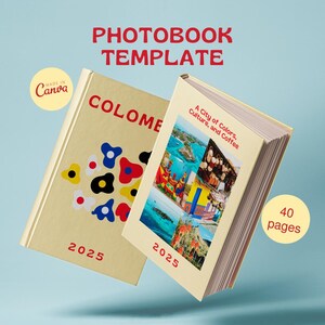 Colombia Reis Fotoboek Sjabloon, Decoratief Reisboek