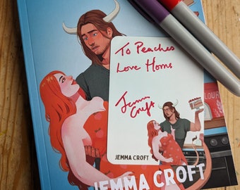 Signed Bookplate - By the Horns - Jemma Croft
