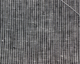 Linen fabric by the yard. Hairline Striped Linen/ 5 different color options/ Mid weight multipurpose linen fabric.