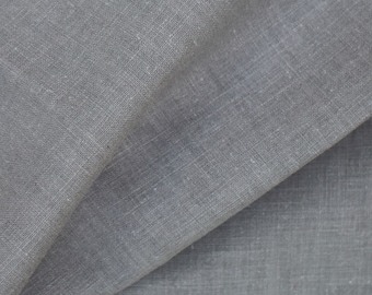 Linen fabric by the yard/ Natural / Mid weight / 60Linen-40cotton blend.  Fabric for clothing, curtains, home décor.