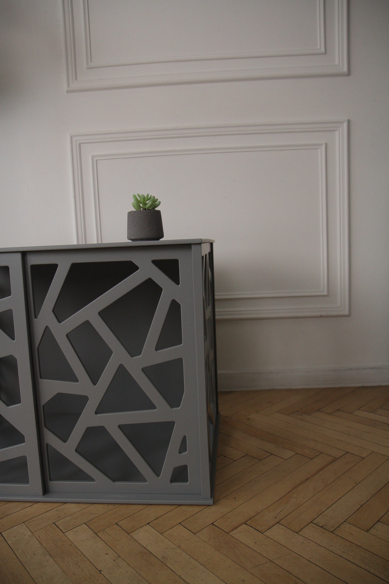 Modern Wooden Dog Crate | Decorative Indoor Dog House - Etsy