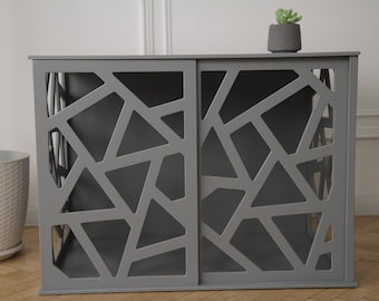 Stylish Wooden Dog Crate Furniture | Decorative Indoor Kennel