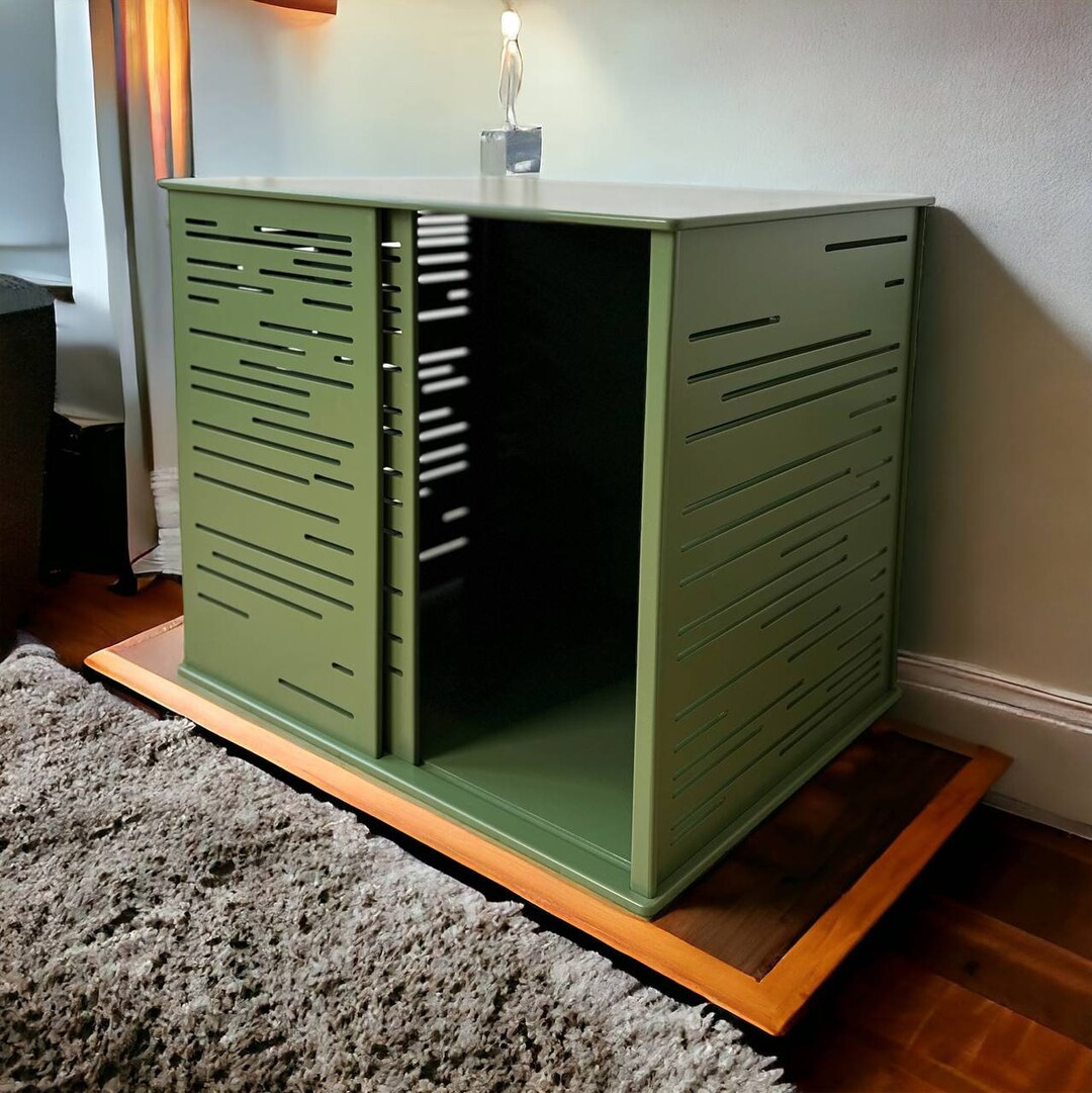 Dog Furniture Modern Dog Kennel Indoor Dog Crate With Sliding Door Dog ...