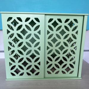 Modern Dog Kennel | Wooden Dog Kennel | Dog Crate Furniture | Cozy Space For Dog | Decorative Dog House | Indoor Dog Crate With Sliding Door