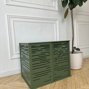 Dog Furniture | Modern Dog Kennel | Indoor Dog Crate With Sliding Door | Dog Crate Furniture  | Decorative Dog House | Wooden Dog Kennel