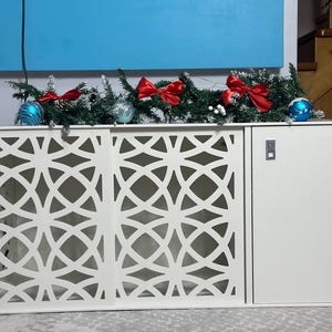 Dog Kennel With Cupboard and Shelves | Indoor Dog Crate With Sliding Door | Decorative Dog House | Wooden Dog Kennel | Cozy Dog Space
