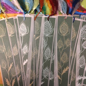 Handpainted bookmarks - floral themed