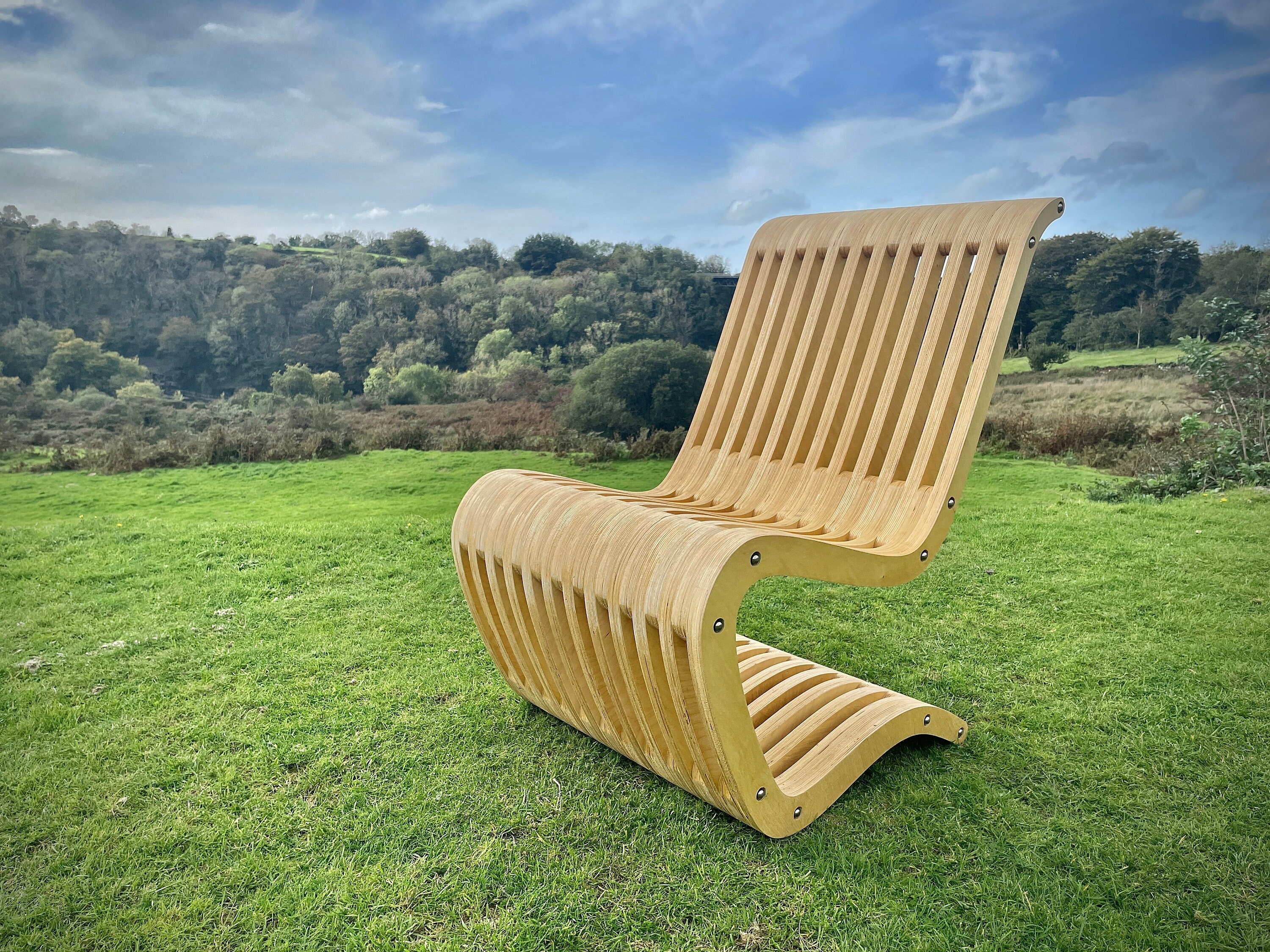 The meldon Chair CNC Cutting Files, Plywood Furniture Plans digital