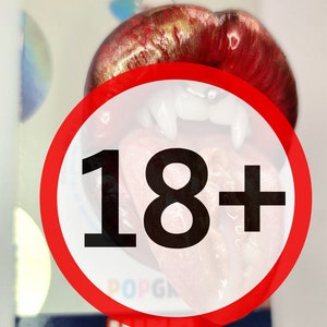 Lips popsockets - phone holder- popgrip - bloch - halloween - lips popsockets- lips cocker - badge reel - card holder - bloody lips