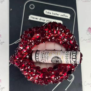 Custom Handmade Phone Grip, Keychain, Brooch & Lip Designs - Personalized with MagSafe  PopSockets badge reel Options
