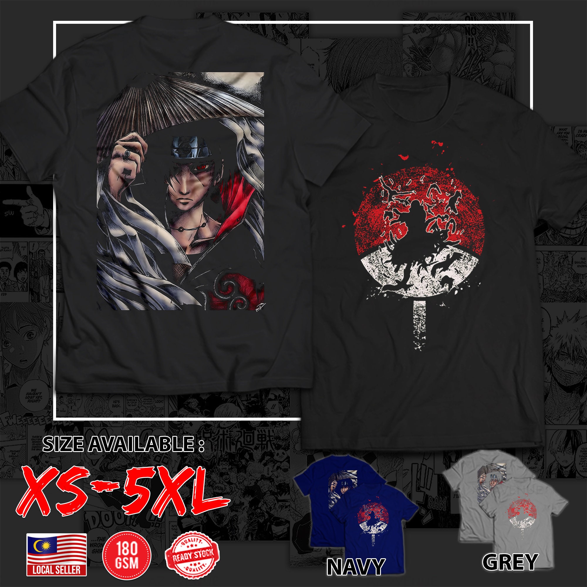 T-shirts sur le thème Sasuke Et Itachi