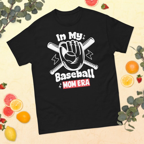 In My Baseball Mom Era shirt and Sweatshirt, Game Day Woman Baseball Shirt, Baseball Mom,  Sports Mom, Baseball Lover, in my baseball mom