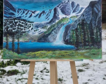 dipinto di montagna