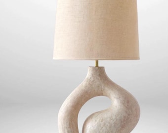 Elegant Marble Lamp, Bedside Table Lighting