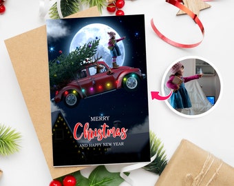 Felicitaciones navideñas personalizadas con fotos - Navidad 2416