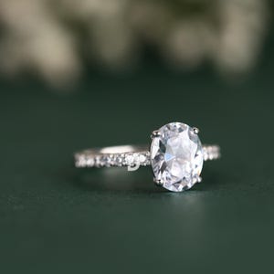 Unlike traditional diamonds, Moissanite is an ethical and sustainable gemstone, making it an ideal option for conscious consumers. Moissanite boasts a hardness rating of 9.25 on the Mohs scale, ensuring durability and resistance to scratches, perfect for everyday wear. With its near-colorless appearance and exceptional light dispersion, Moissanite rivals the beauty of a natural diamond at a fraction of the cost.