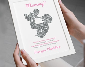 Personalisierte Muttertagsgedichtdruck - neue Mama Geschenk