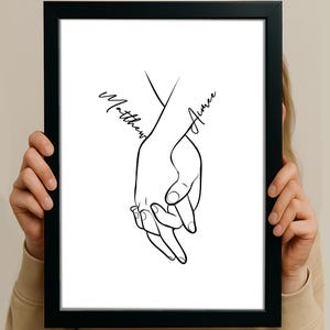 Cadeau personnalisé Je t'aime pour femme, petite amie, mari ou petit ami - Cadeau sentimental pour la Saint-Valentin