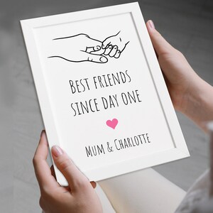 Mummy and Son Mummy and Daughter Gifts - Personalised Mothers Day Gifts for Mum, Mummy, Nanny, Nanna - Mummy Gifts Baby and Child Gifts