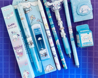 Cinnamoroll| Cinnamoroll| Stationary set| Sanrio Characters| Kawaii Stationary| Cute Stationary| Cute Stationery set| Cute Gift set