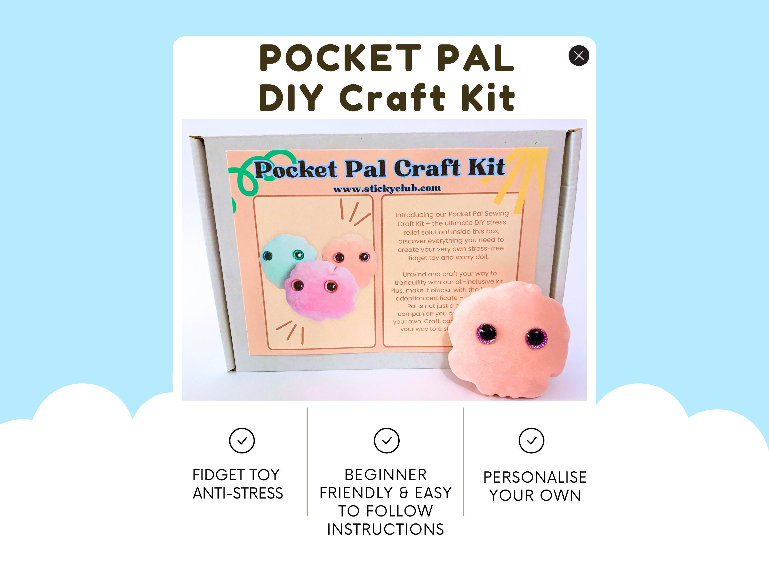 Paperdot Elements Paint Your Own Squishies Kit DIY Squishies DIY Squishy Set Color Your Own Squishies Kit Squishy Painting Kit Squishies for Girls Squ