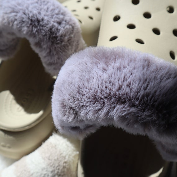SILVER FROST | Fluffy Collection | Scrunchies for Strap Shoe  display picture 3