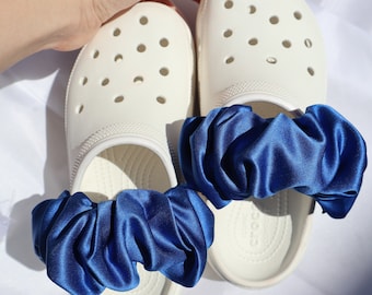 BLUEBERRY | Icing Collection | Scrunchies For Strap Shoes | Shoe Accessory | Crocs Strap | Clog | Healthcare Workers Gift | Nurses | Doctors