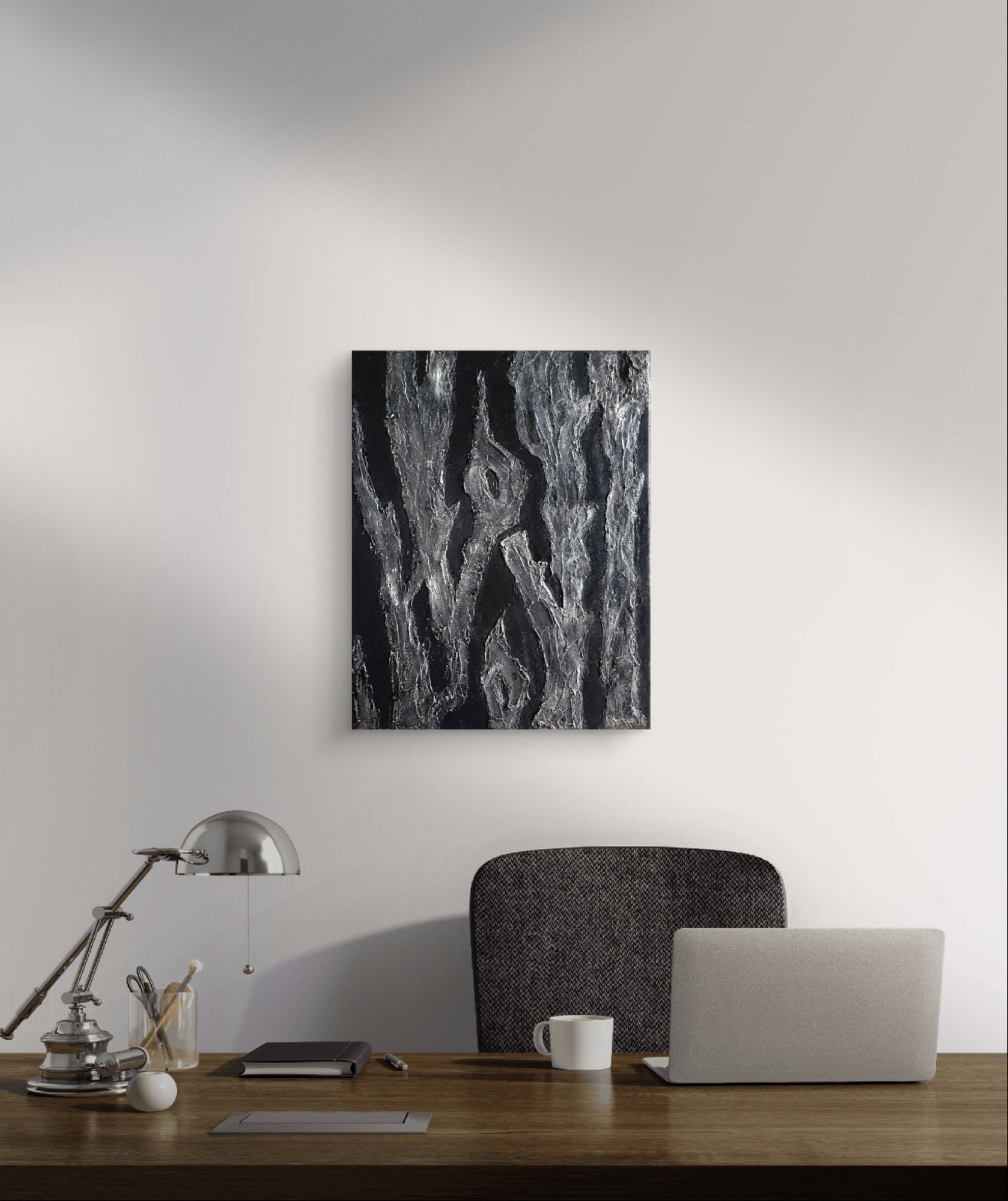 Structural Image Decor Original Texture Art 40x50 Abstract 3D Structural Pictures Minimalist ...