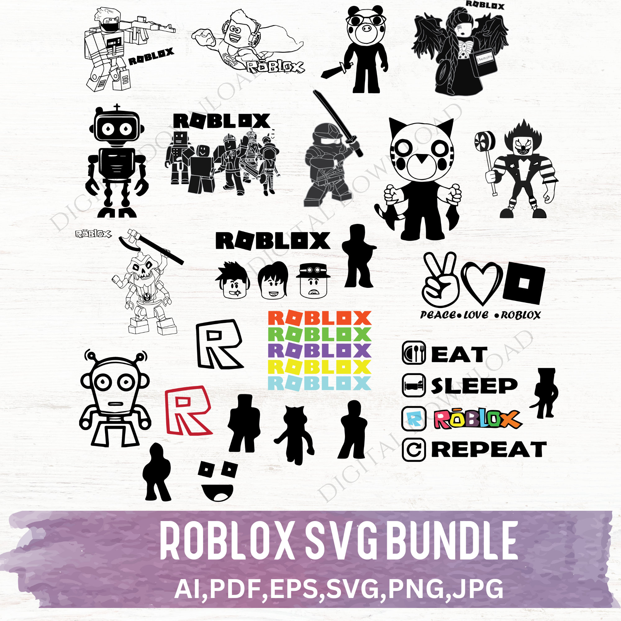Girl Gamer Roblox-HTV Iron on Ready to Press Transfer Sheet-SHIRT NOT –  Lalas Sticker Creation